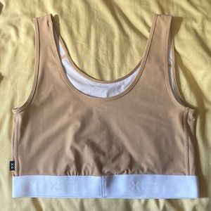 TomboyX Compression Top (Chai White Band)